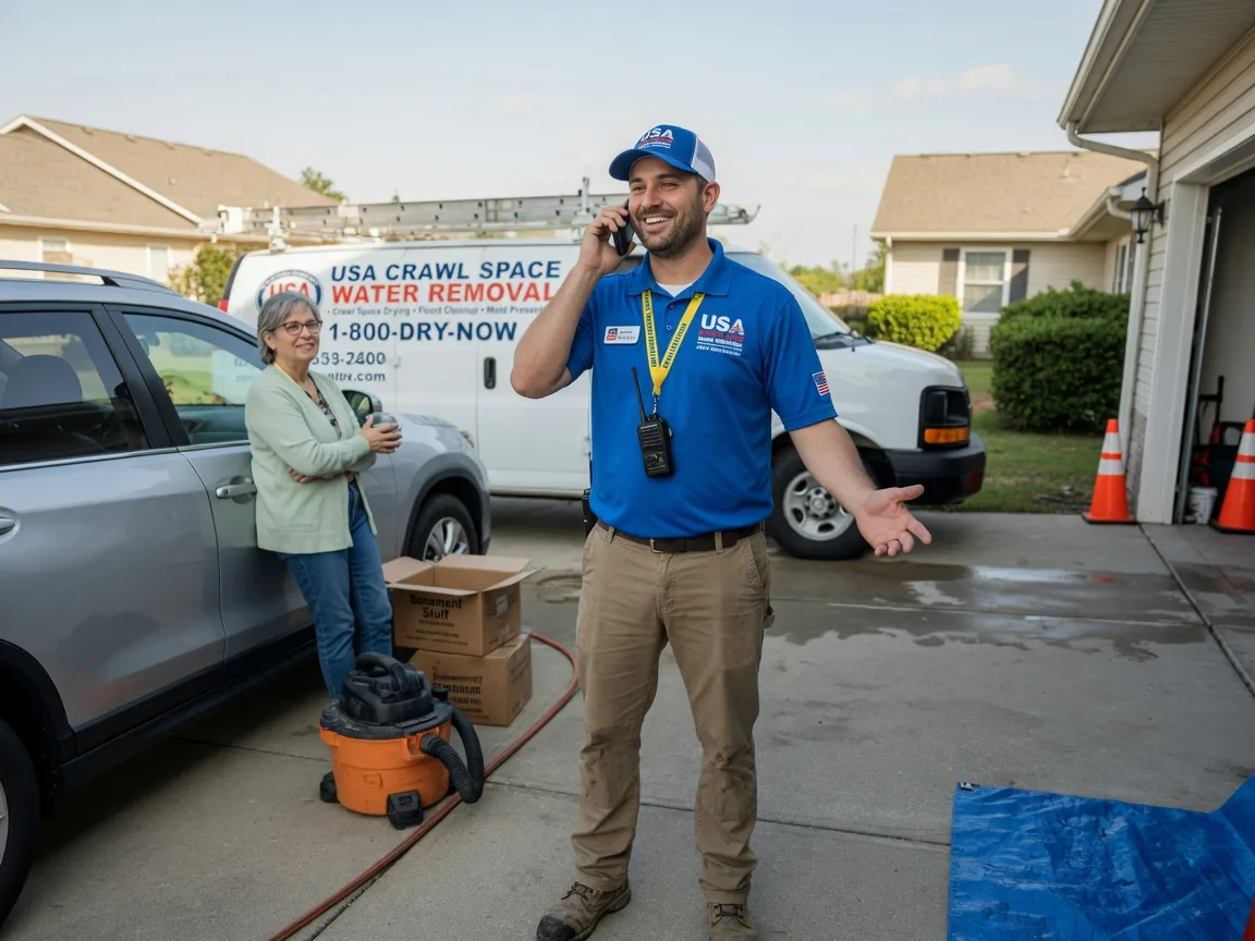 Crawl Space Water Removal Glen Alpine, NC FAQs